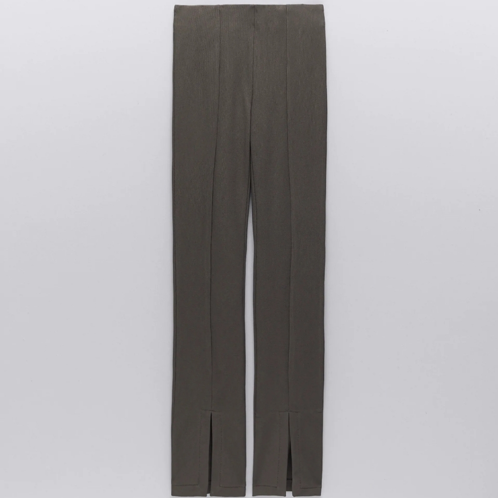 NWT ZARA | Ribbed Flared Leggings - Picture 8 of 12
